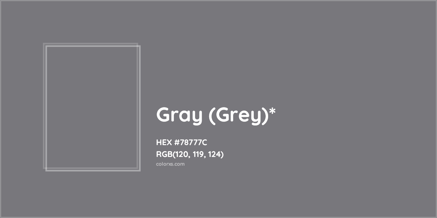 HEX #78777C Color Name, Color Code, Palettes, Similar Paints, Images