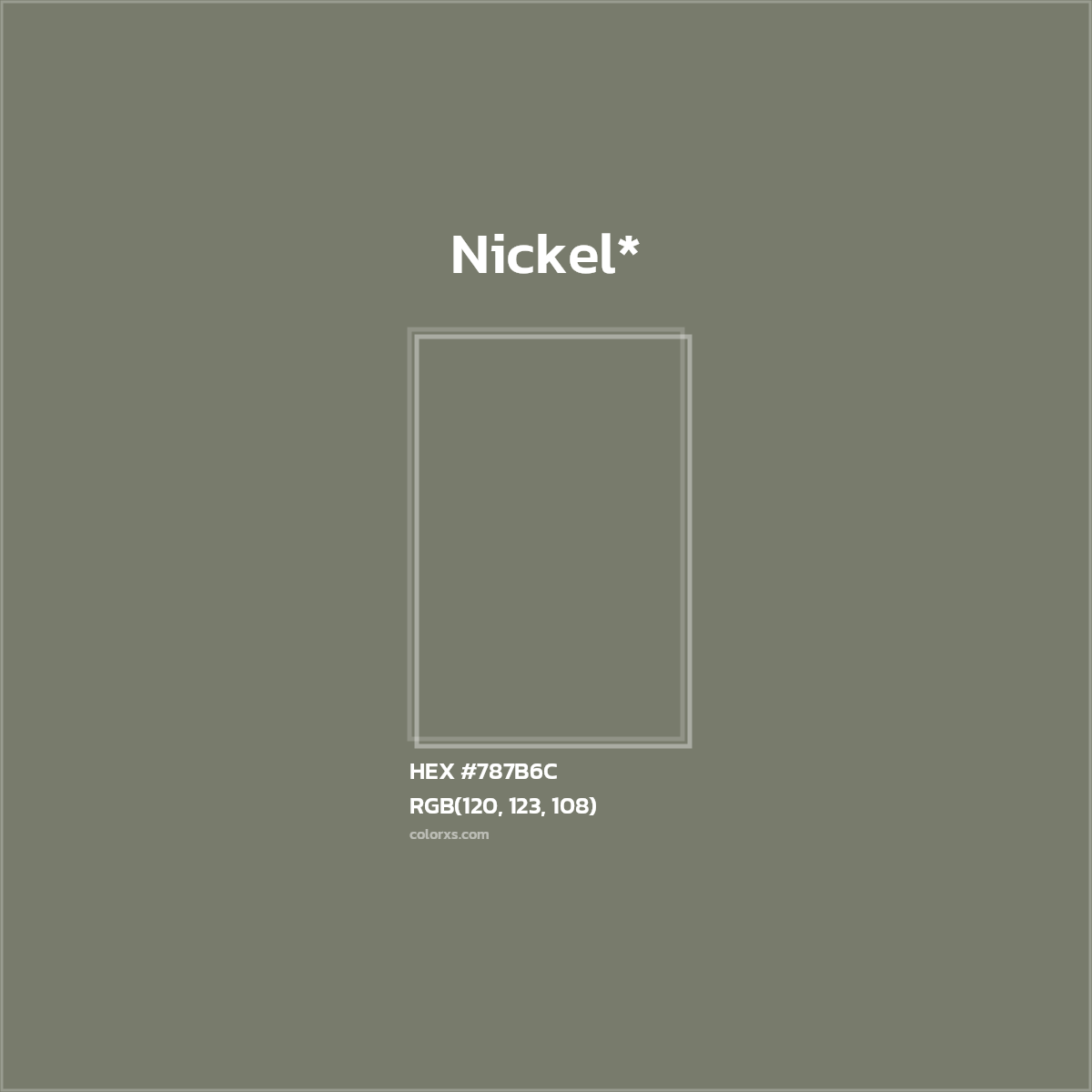 HEX #787B6C Color Name, Color Code, Palettes, Similar Paints, Images