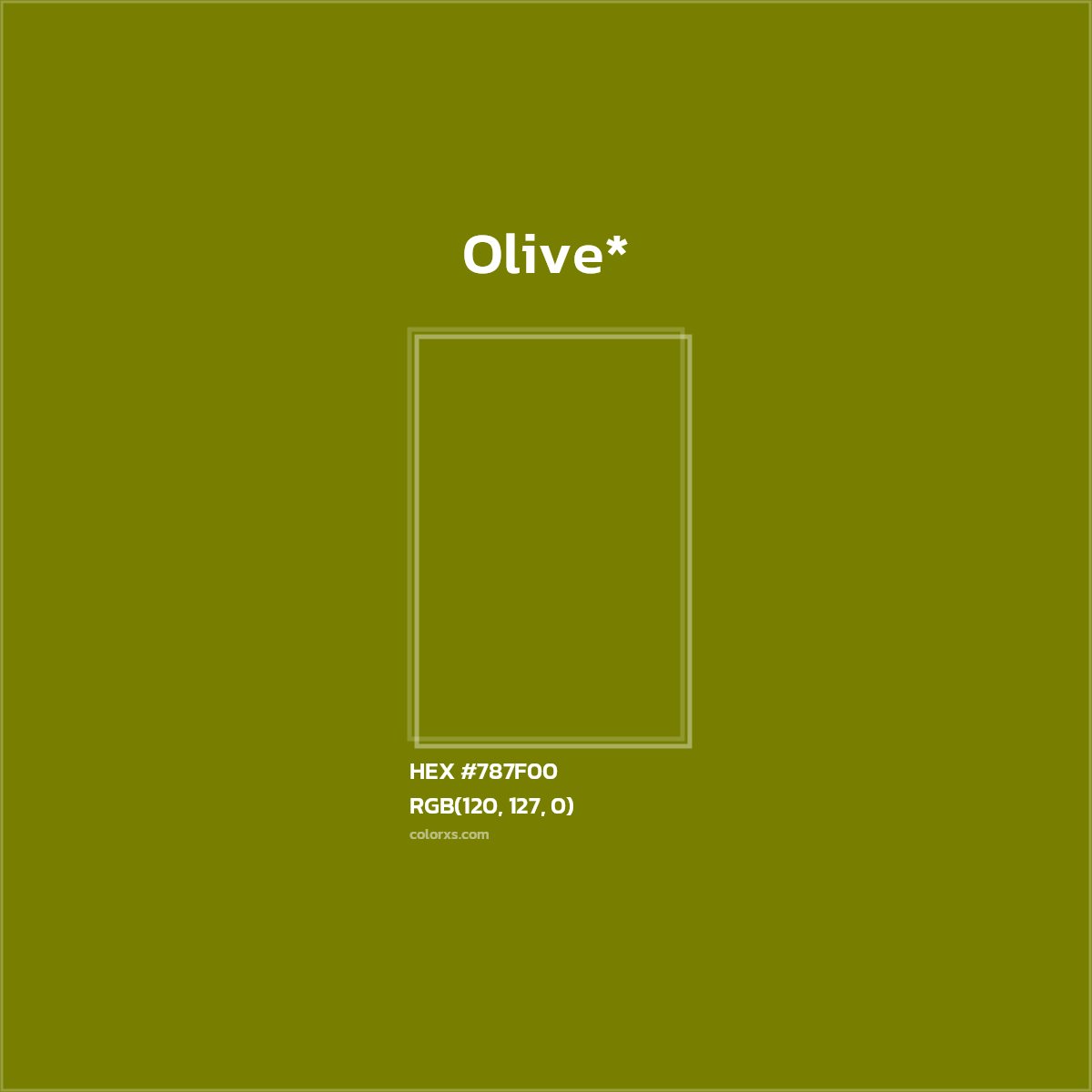 HEX #787F00 Color Name, Color Code, Palettes, Similar Paints, Images