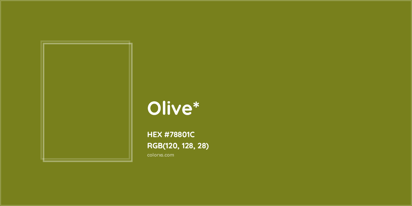 HEX #78801C Color Name, Color Code, Palettes, Similar Paints, Images
