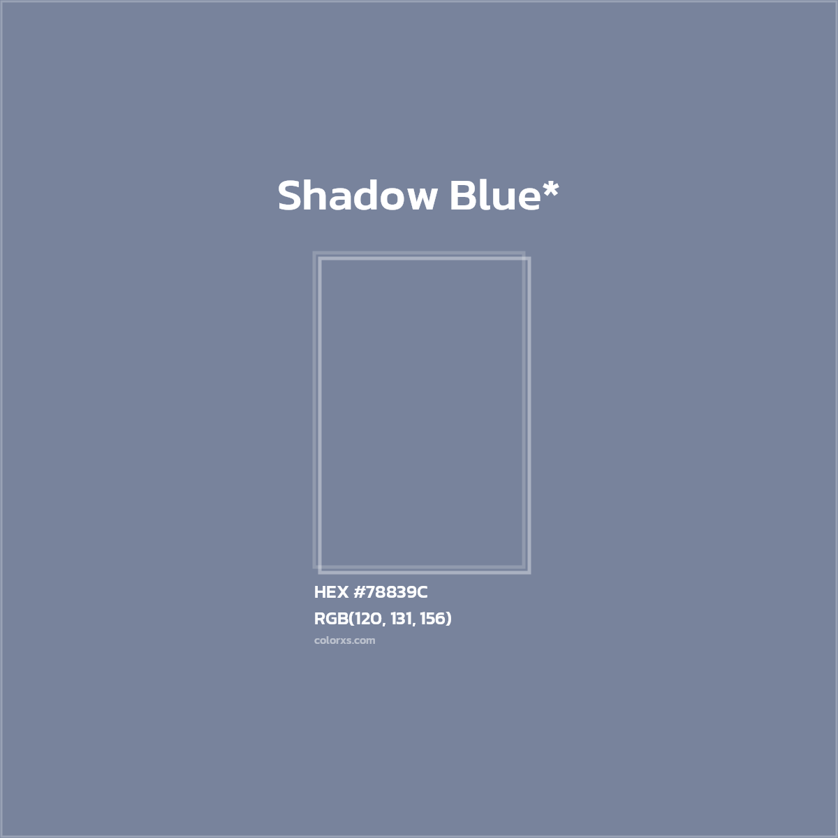 HEX #78839C Color Name, Color Code, Palettes, Similar Paints, Images