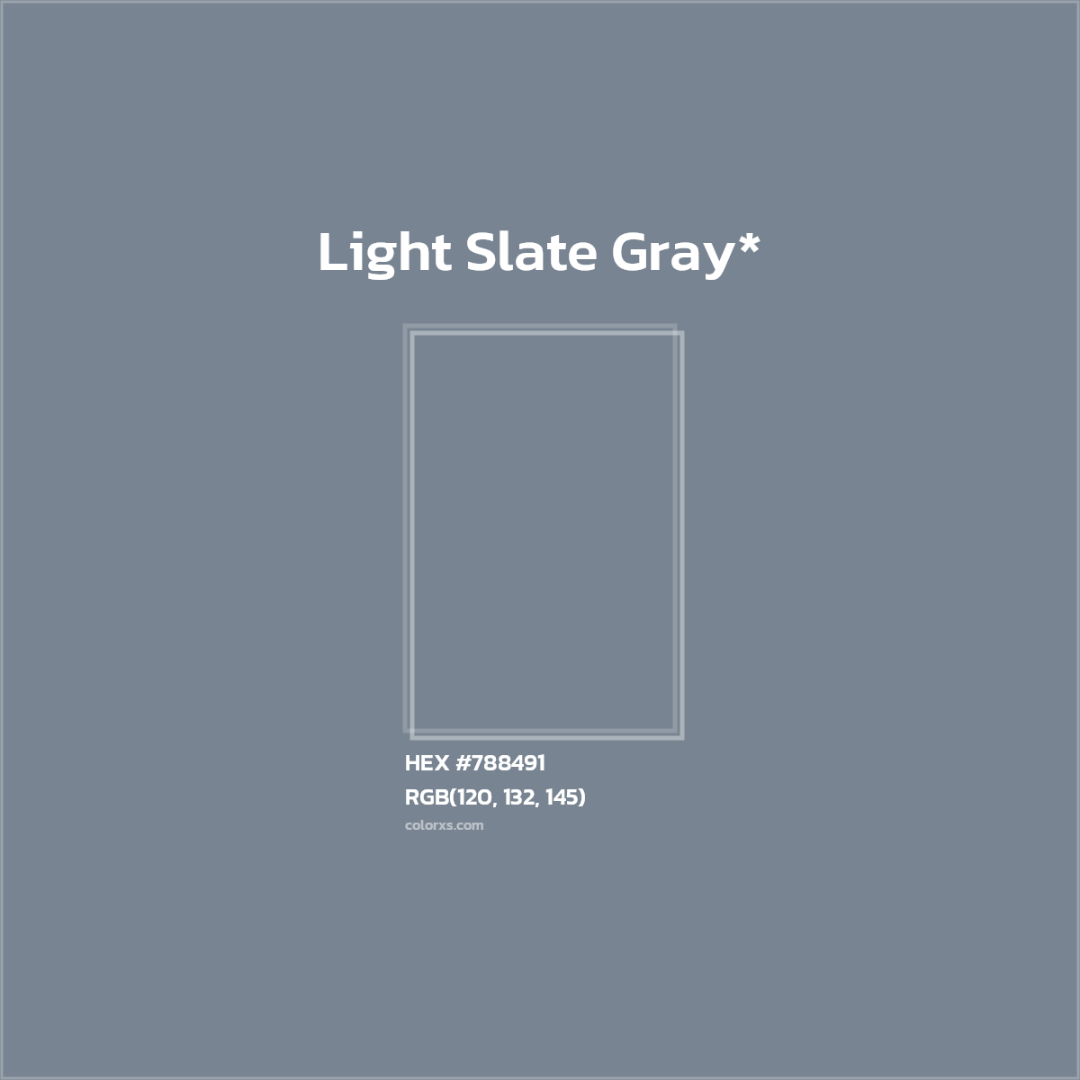 HEX #788491 Color Name, Color Code, Palettes, Similar Paints, Images