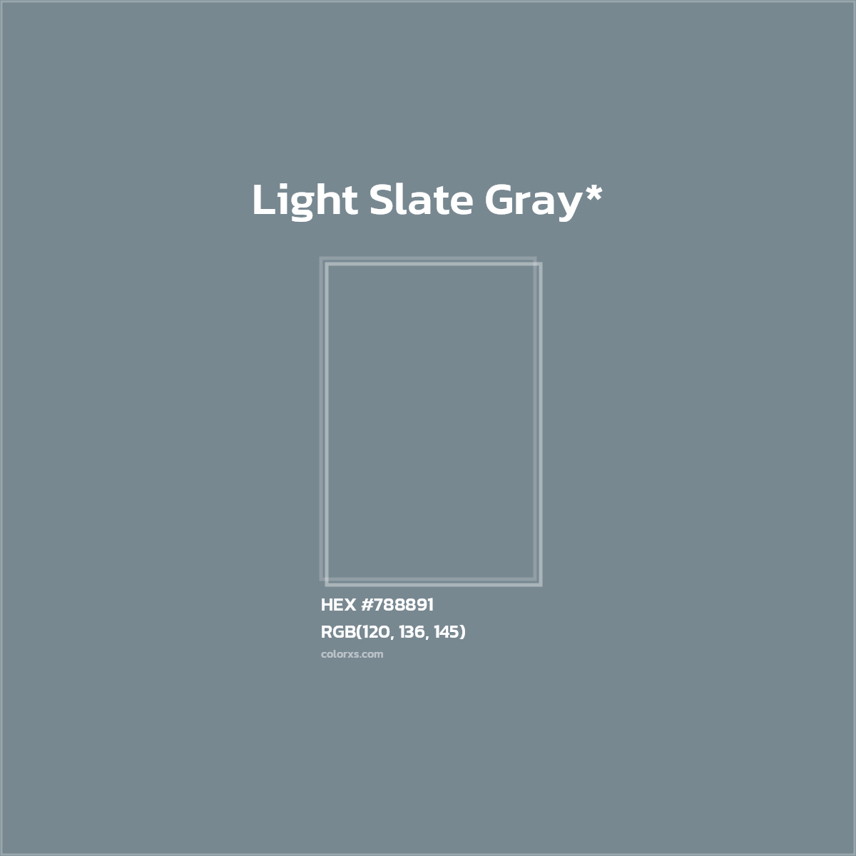 HEX #788891 Color Name, Color Code, Palettes, Similar Paints, Images