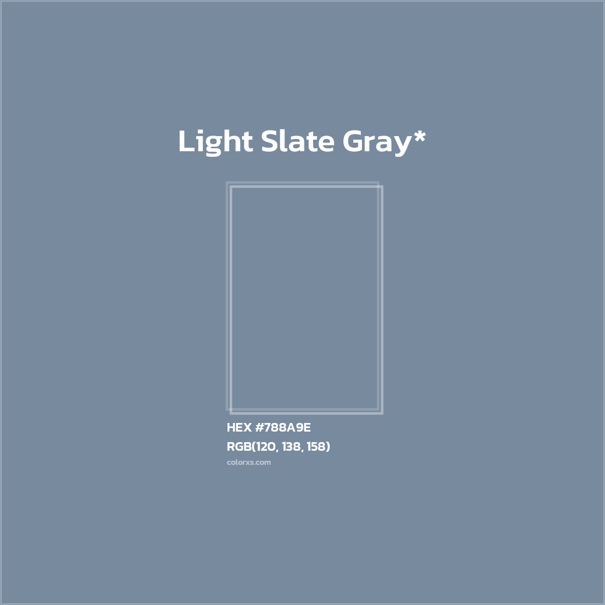 HEX #788A9E Color Name, Color Code, Palettes, Similar Paints, Images