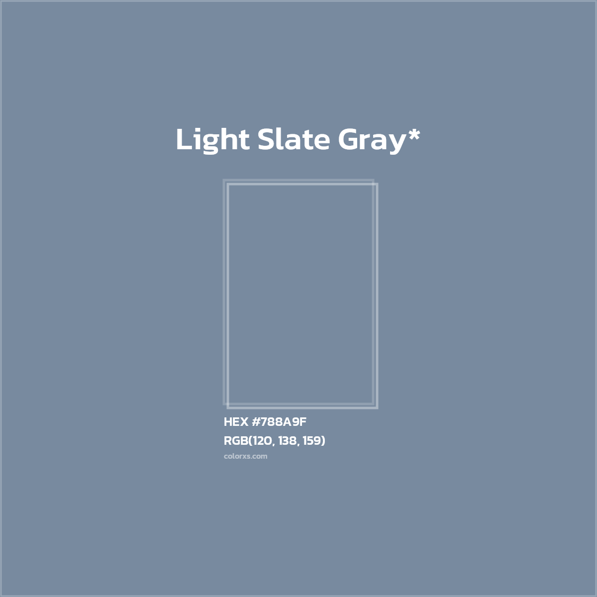 HEX #788A9F Color Name, Color Code, Palettes, Similar Paints, Images