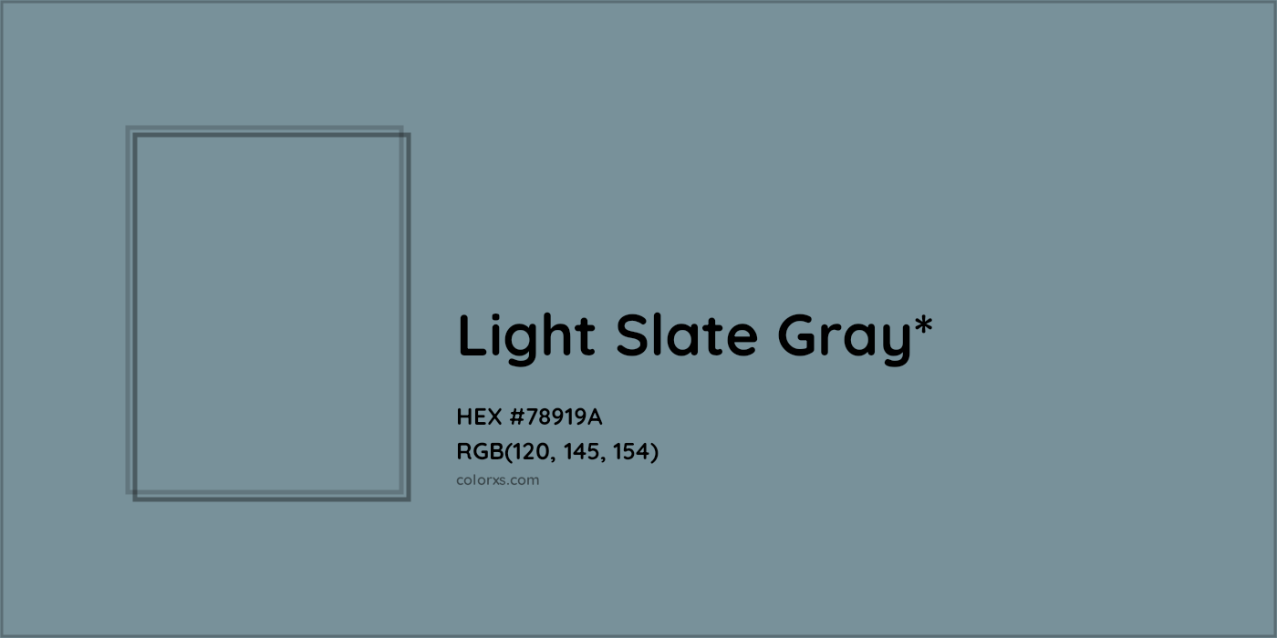 HEX #78919A Color Name, Color Code, Palettes, Similar Paints, Images