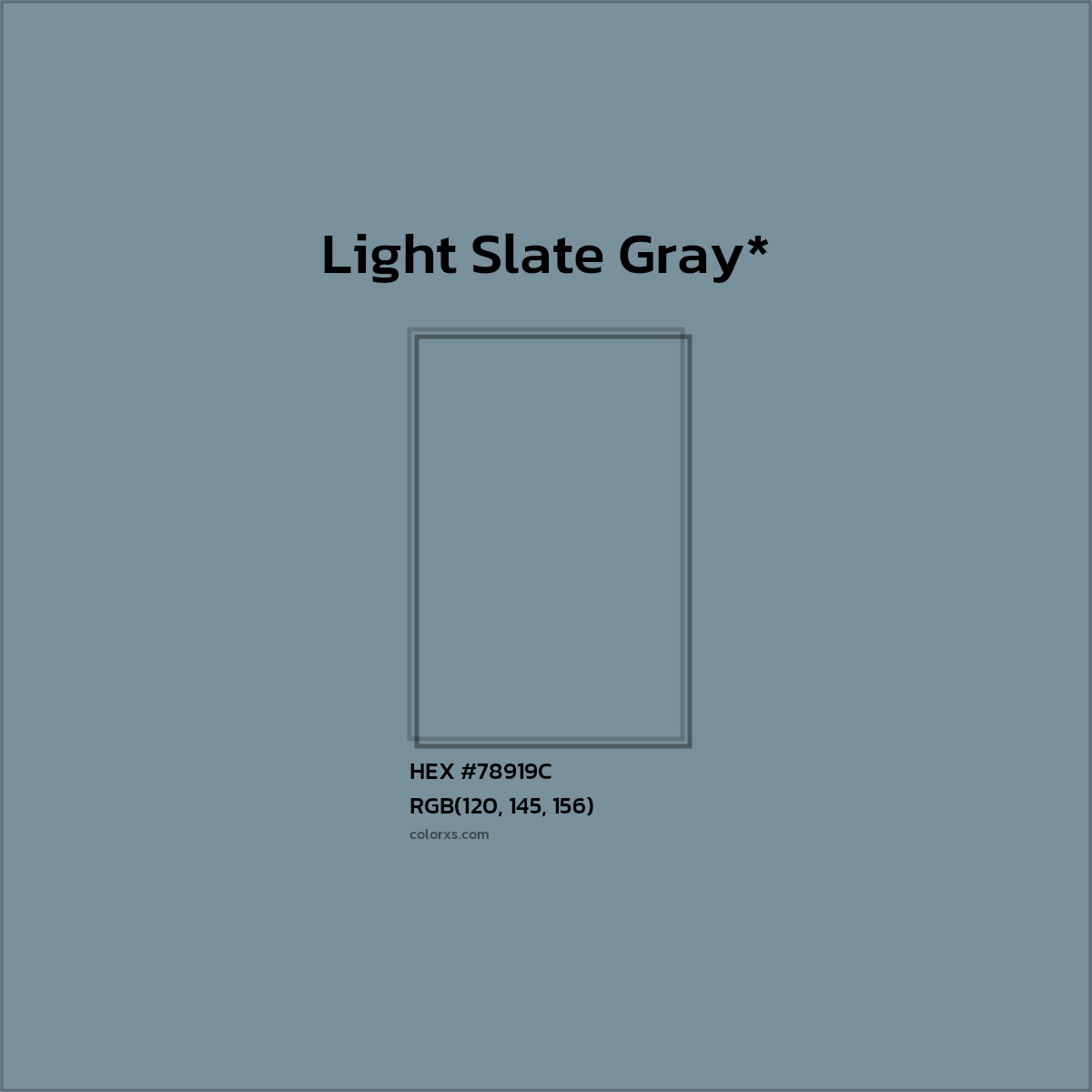 HEX #78919C Color Name, Color Code, Palettes, Similar Paints, Images