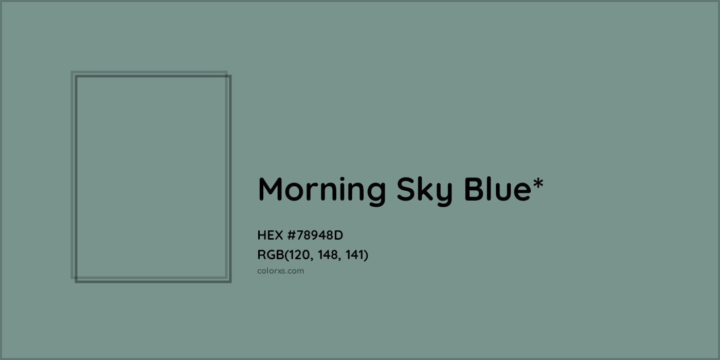 HEX #78948D Color Name, Color Code, Palettes, Similar Paints, Images