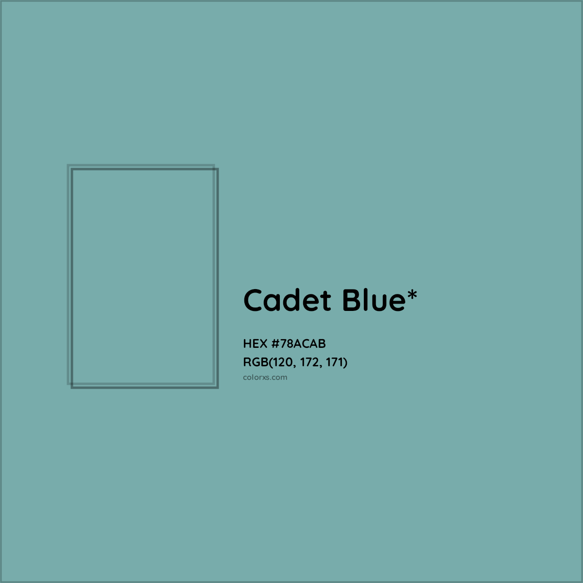 HEX #78ACAB Color Name, Color Code, Palettes, Similar Paints, Images