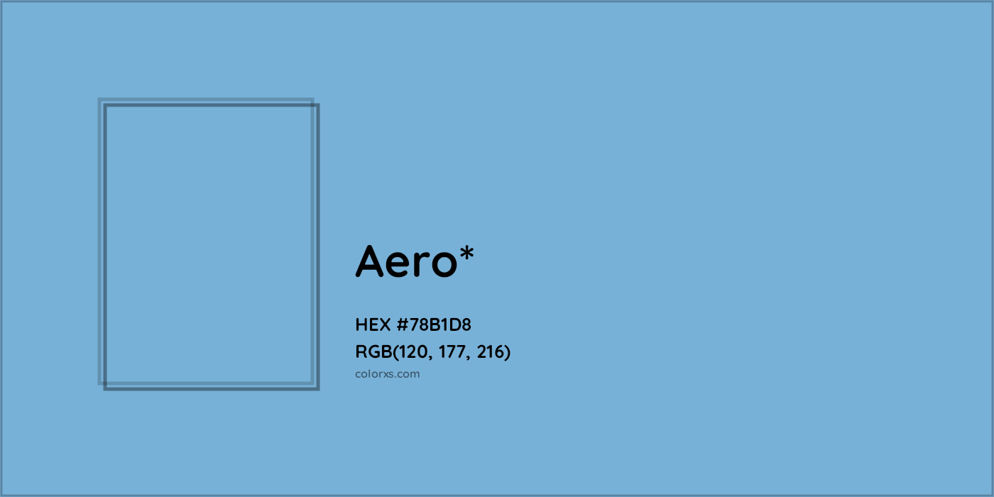 HEX #78B1D8 Color Name, Color Code, Palettes, Similar Paints, Images