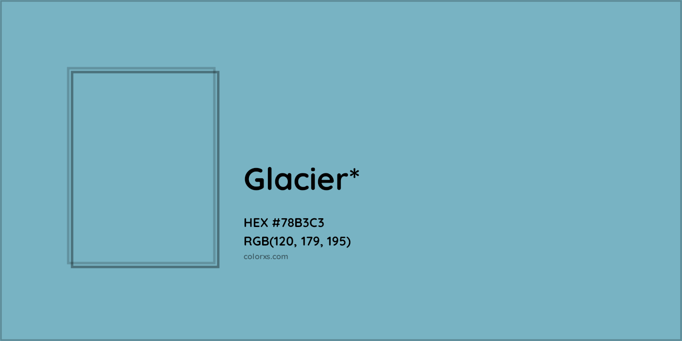 HEX #78B3C3 Color Name, Color Code, Palettes, Similar Paints, Images