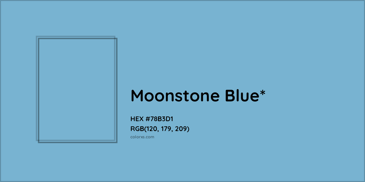 HEX #78B3D1 Color Name, Color Code, Palettes, Similar Paints, Images