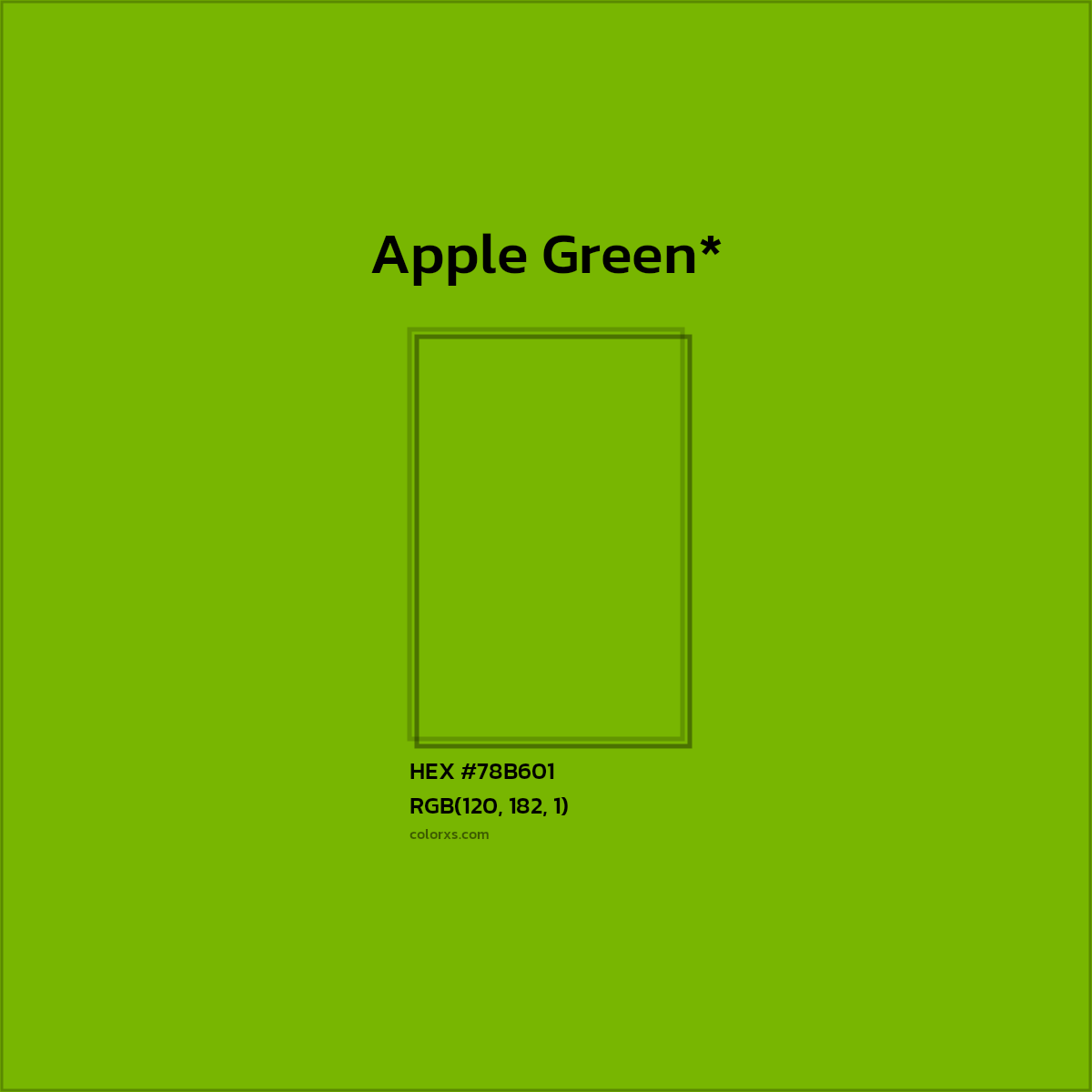 HEX #78B601 Color Name, Color Code, Palettes, Similar Paints, Images
