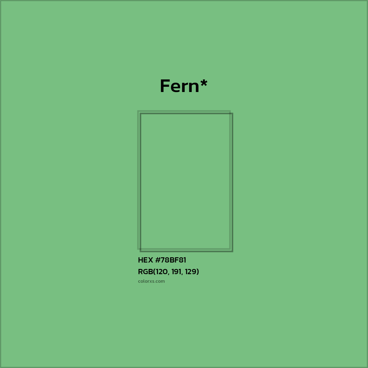 HEX #78BF81 Color Name, Color Code, Palettes, Similar Paints, Images