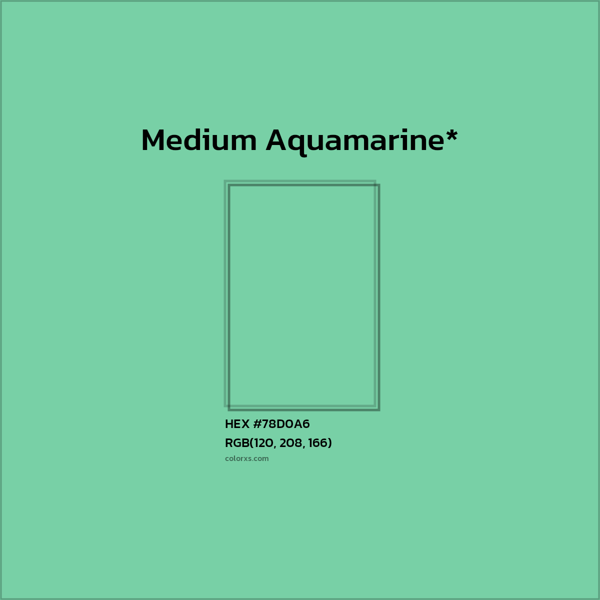 HEX #78D0A6 Color Name, Color Code, Palettes, Similar Paints, Images