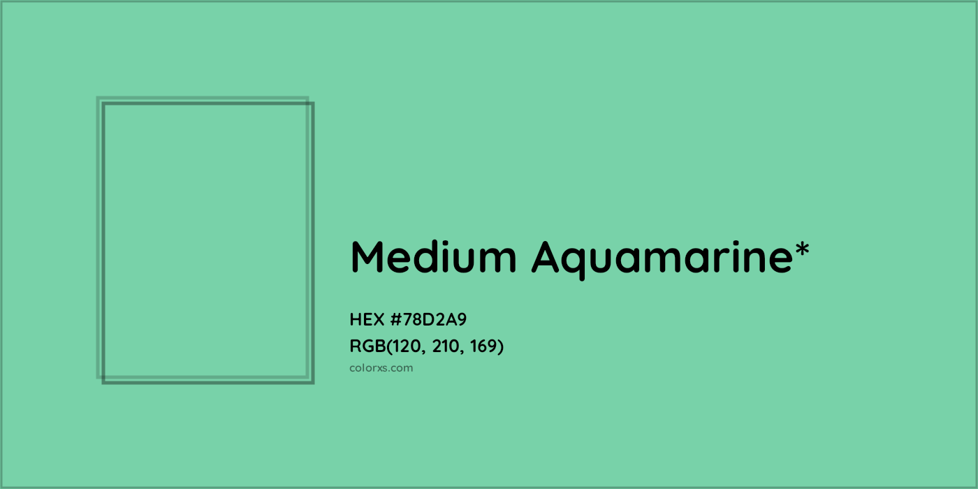 HEX #78D2A9 Color Name, Color Code, Palettes, Similar Paints, Images