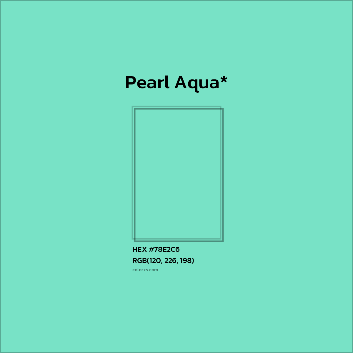 HEX #78E2C6 Color Name, Color Code, Palettes, Similar Paints, Images