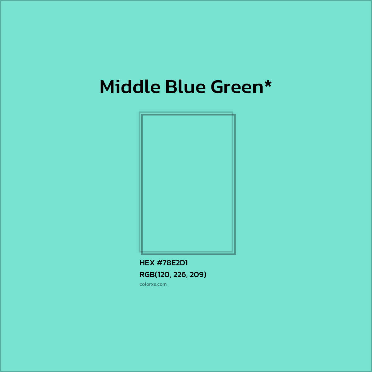 HEX #78E2D1 Color Name, Color Code, Palettes, Similar Paints, Images