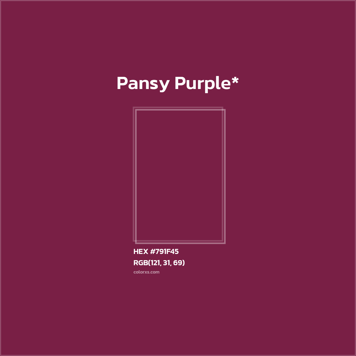 HEX #791F45 Color Name, Color Code, Palettes, Similar Paints, Images
