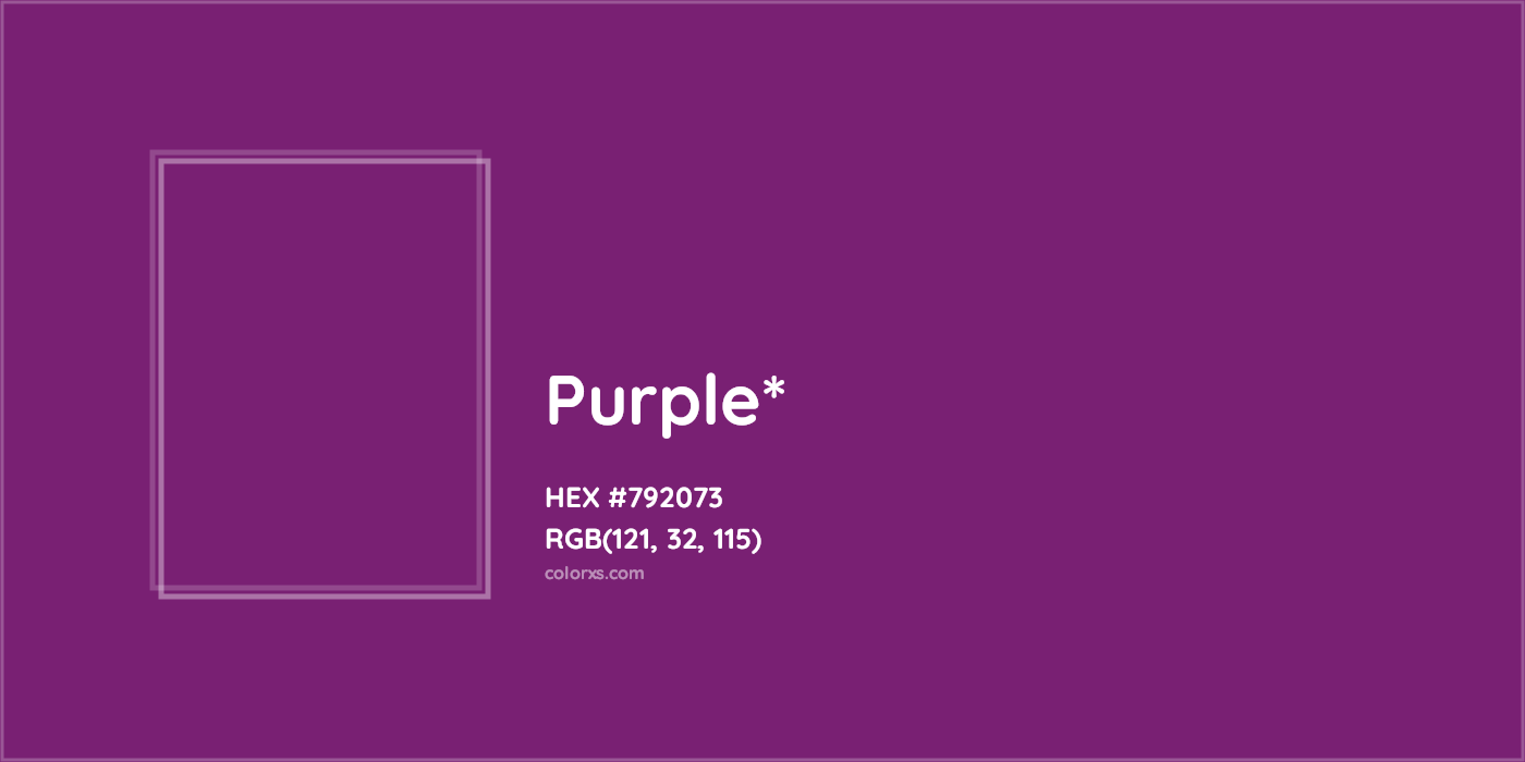 HEX #792073 Color Name, Color Code, Palettes, Similar Paints, Images