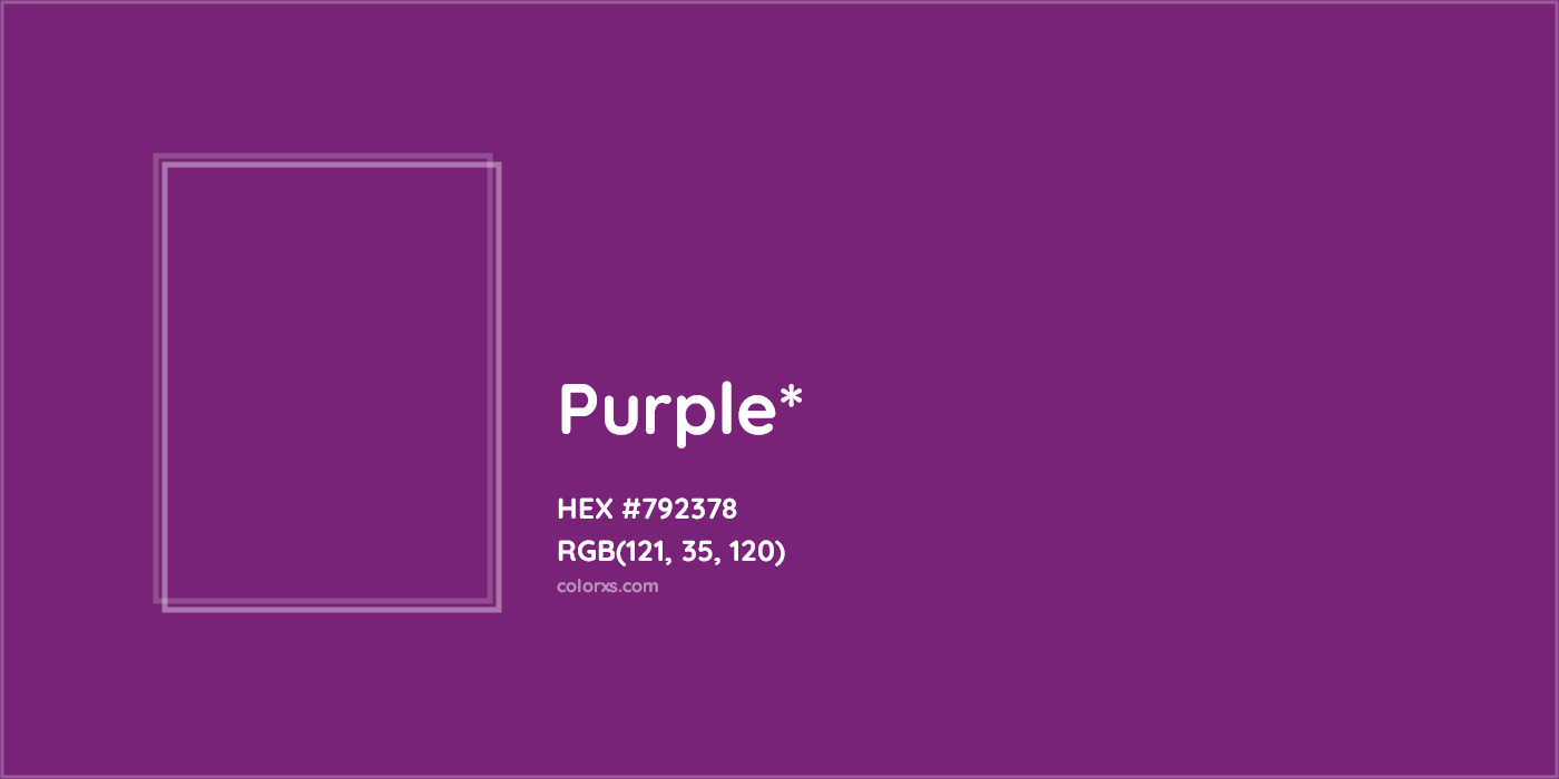 HEX #792378 Color Name, Color Code, Palettes, Similar Paints, Images