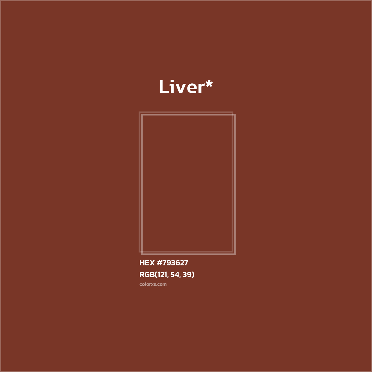 HEX #793627 Color Name, Color Code, Palettes, Similar Paints, Images