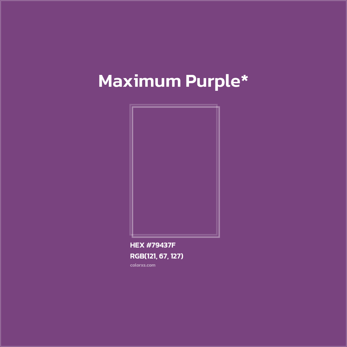 HEX #79437F Color Name, Color Code, Palettes, Similar Paints, Images