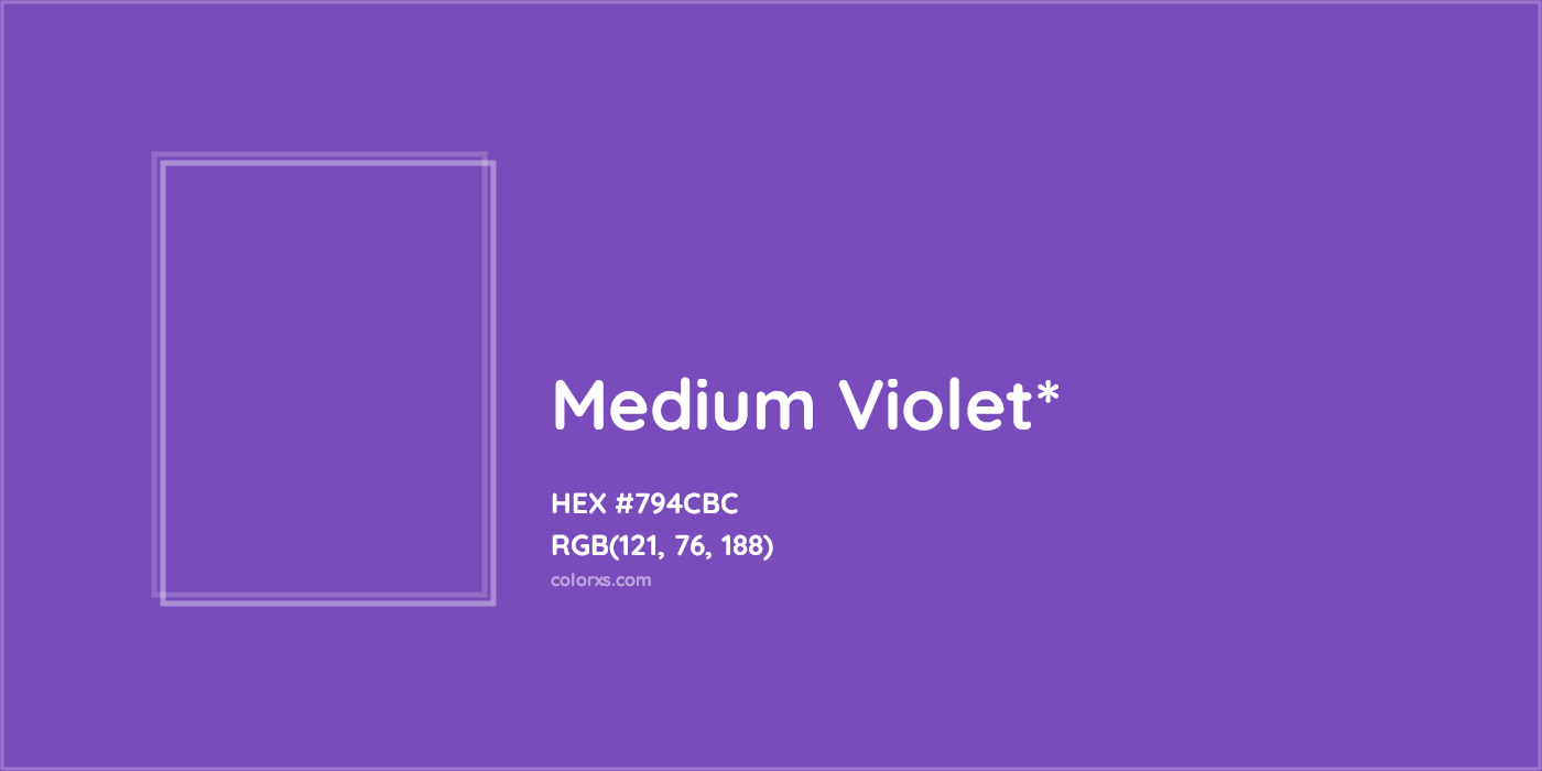 HEX #794CBC Color Name, Color Code, Palettes, Similar Paints, Images