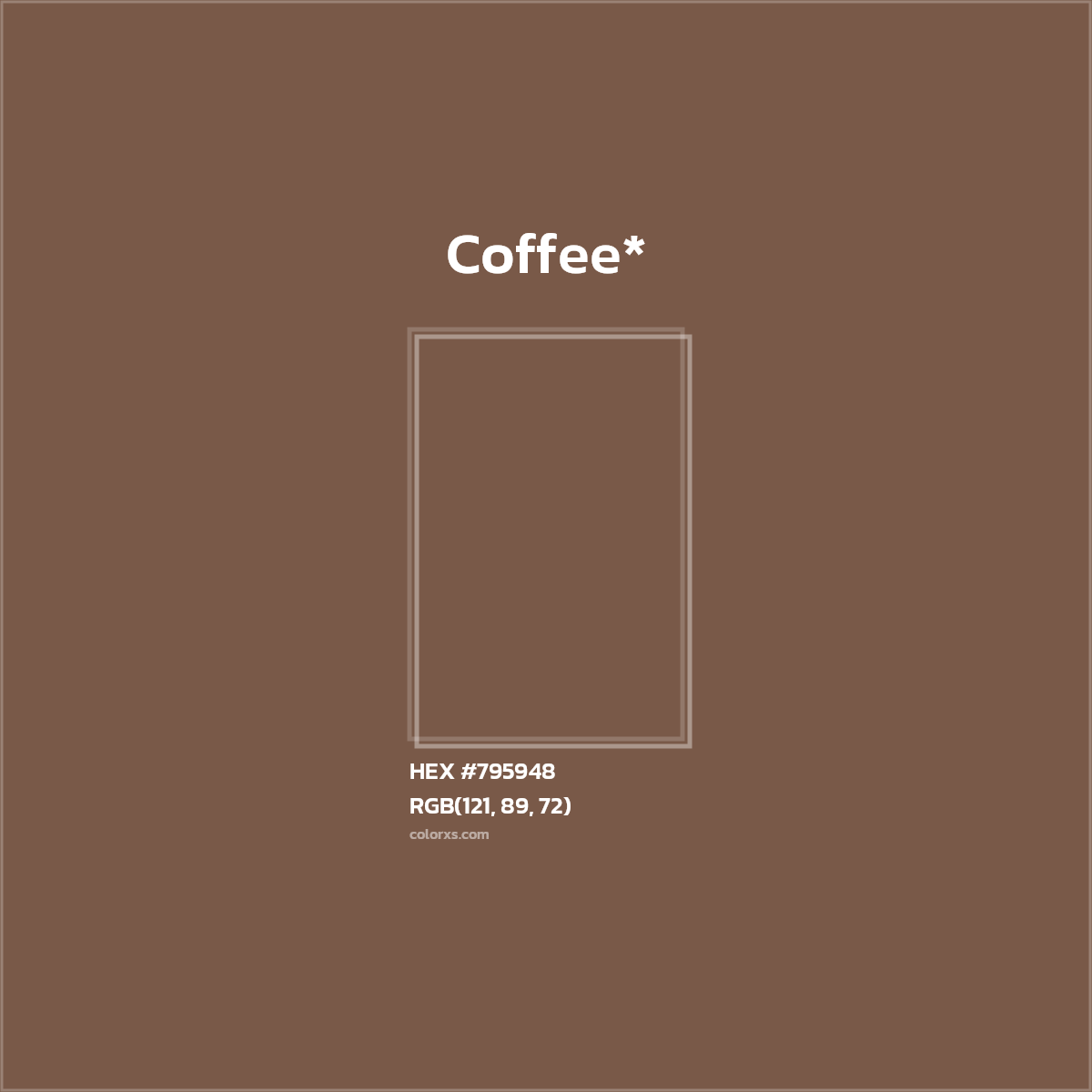 HEX #795948 Color Name, Color Code, Palettes, Similar Paints, Images