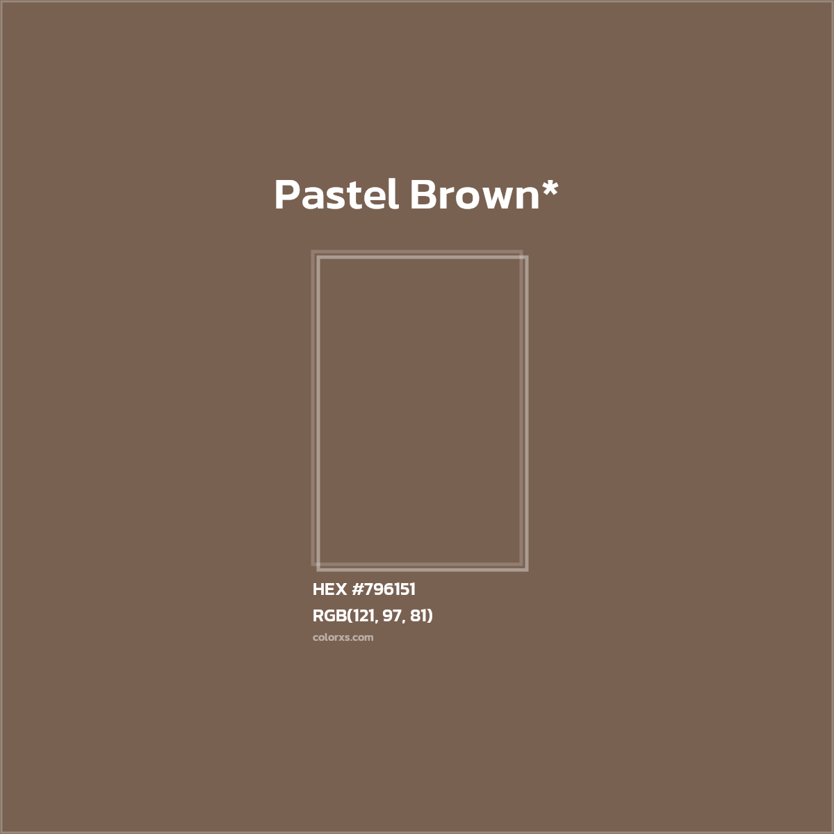 HEX #796151 Color Name, Color Code, Palettes, Similar Paints, Images