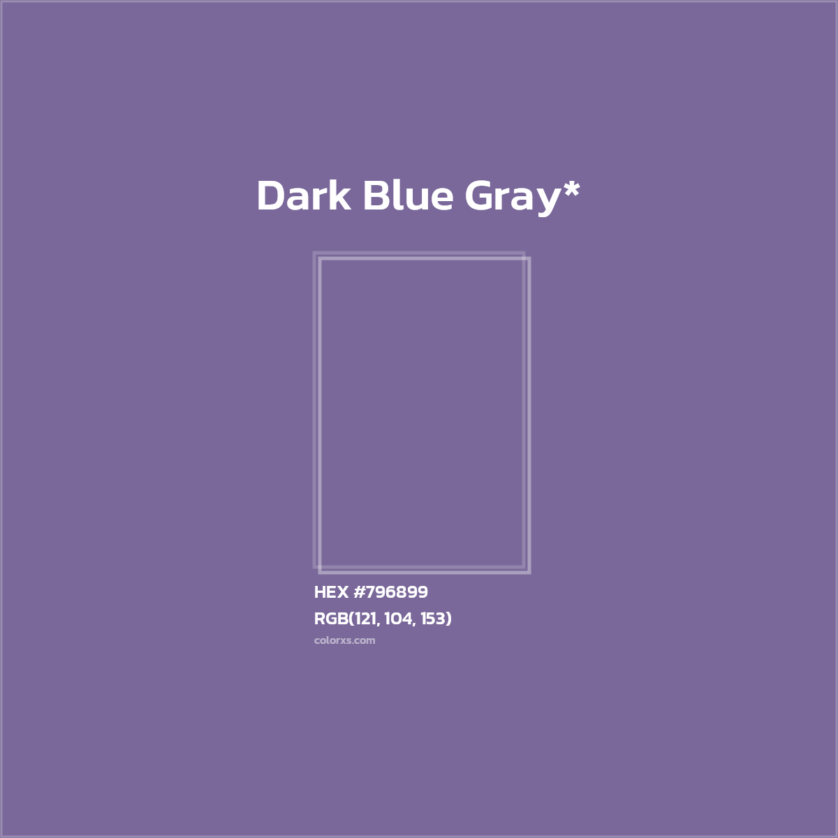 HEX #796899 Color Name, Color Code, Palettes, Similar Paints, Images