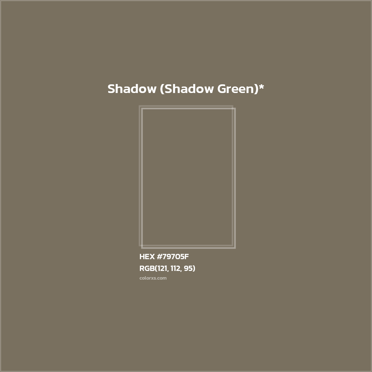 HEX #79705F Color Name, Color Code, Palettes, Similar Paints, Images