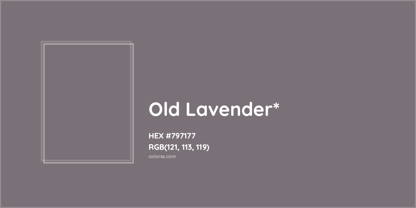 HEX #797177 Color Name, Color Code, Palettes, Similar Paints, Images