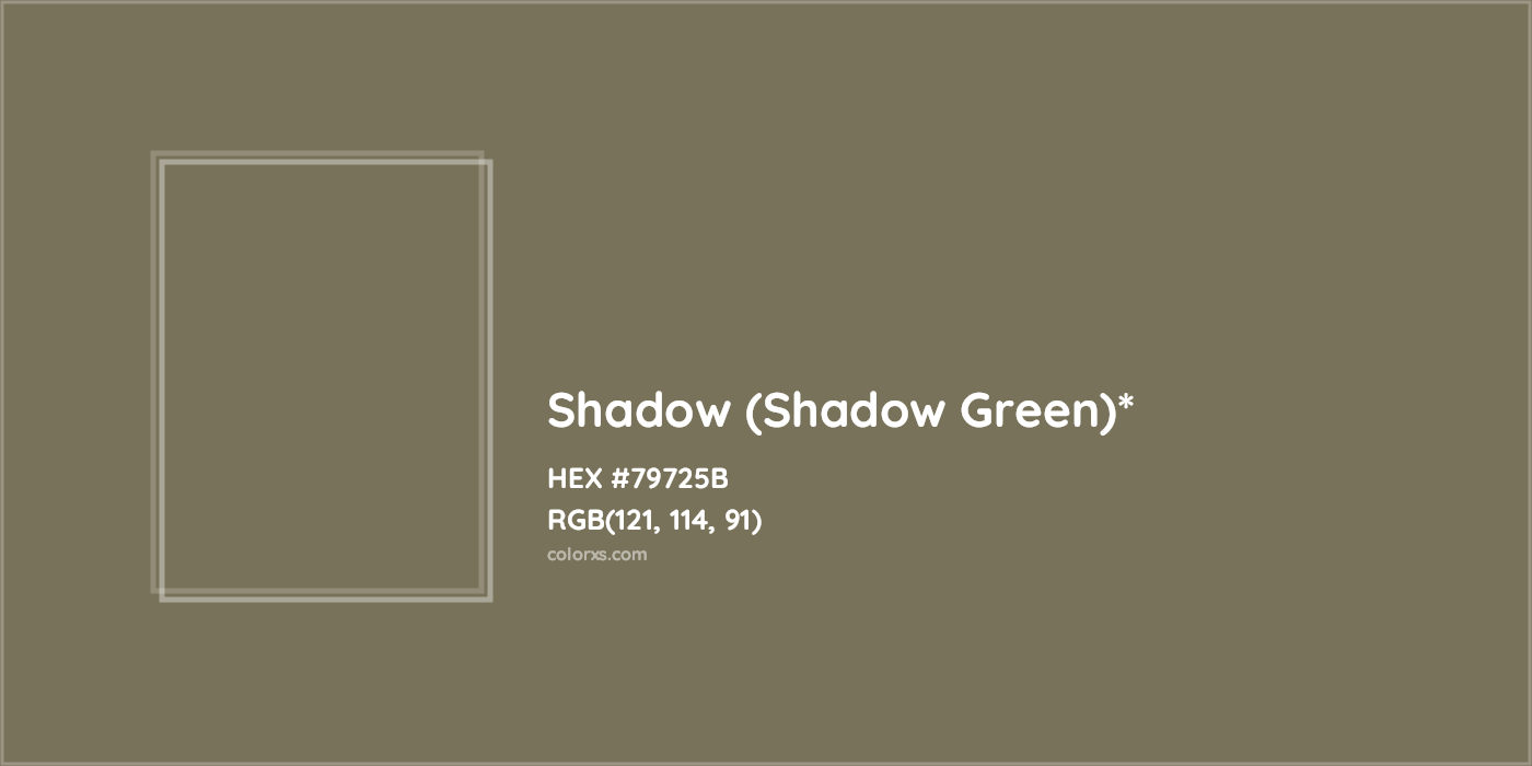 HEX #79725B Color Name, Color Code, Palettes, Similar Paints, Images