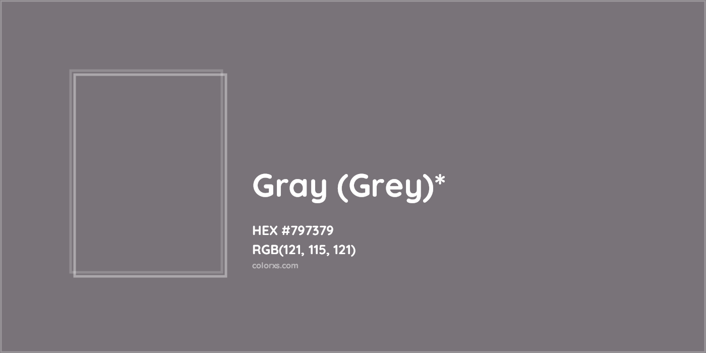 HEX #797379 Color Name, Color Code, Palettes, Similar Paints, Images