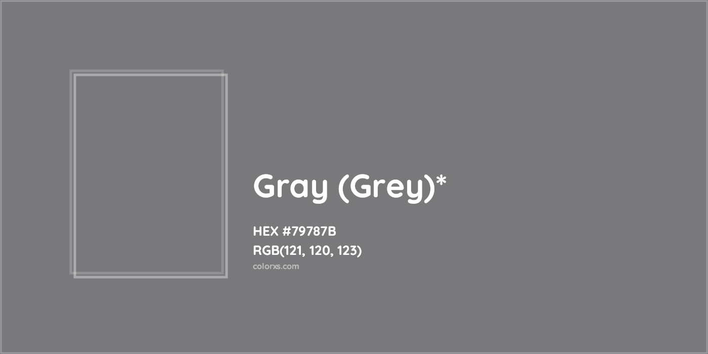 HEX #79787B Color Name, Color Code, Palettes, Similar Paints, Images