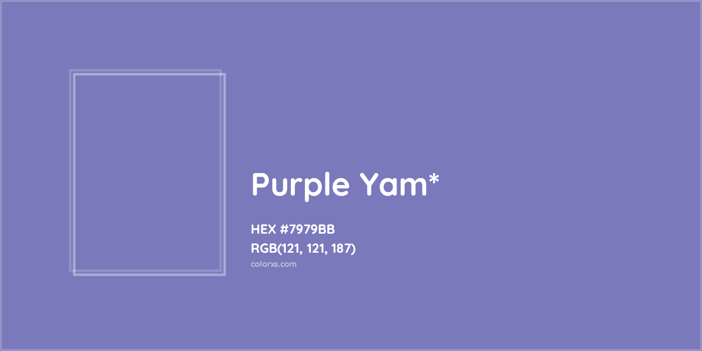 HEX #7979BB Color Name, Color Code, Palettes, Similar Paints, Images