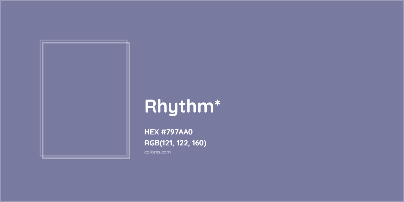 HEX #797AA0 Color Name, Color Code, Palettes, Similar Paints, Images