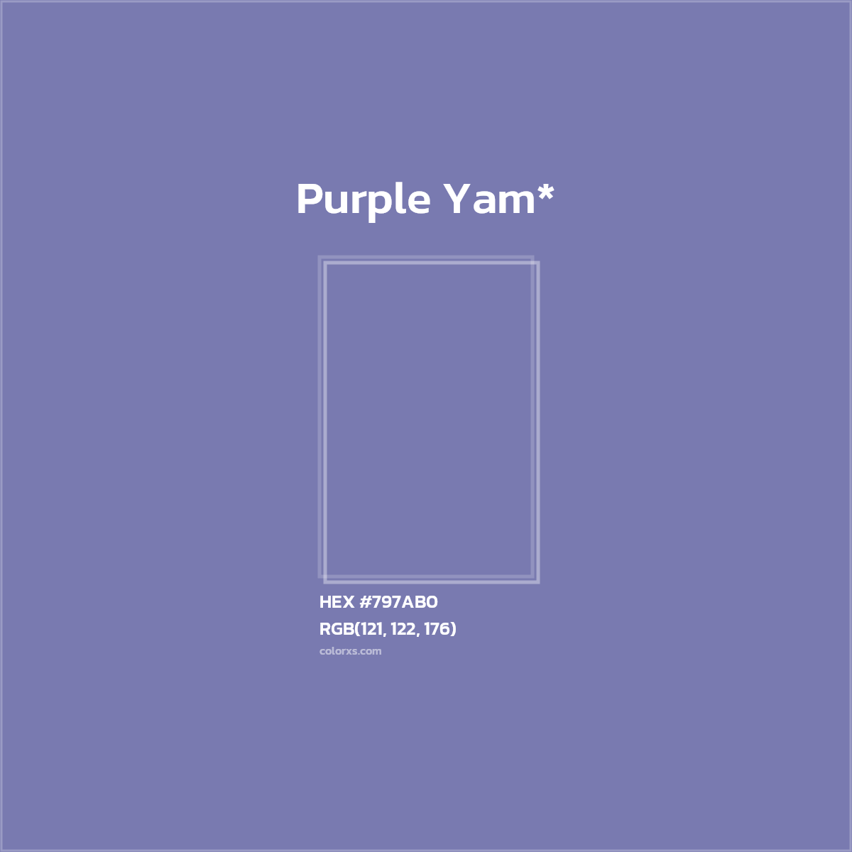 HEX #797AB0 Color Name, Color Code, Palettes, Similar Paints, Images