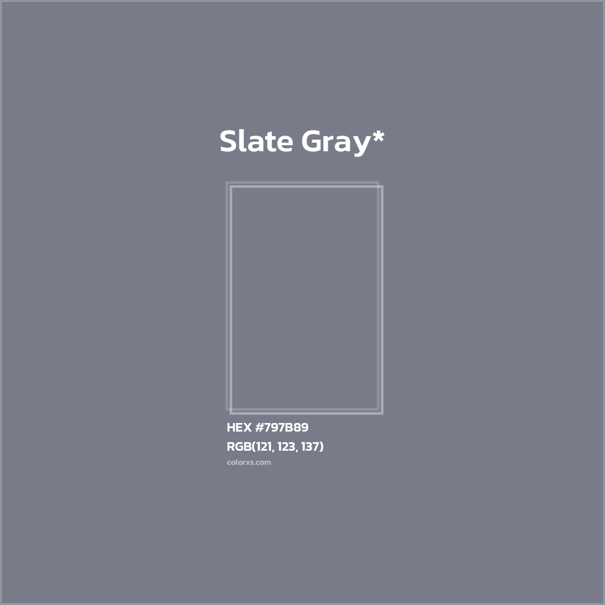 HEX #797B89 Color Name, Color Code, Palettes, Similar Paints, Images