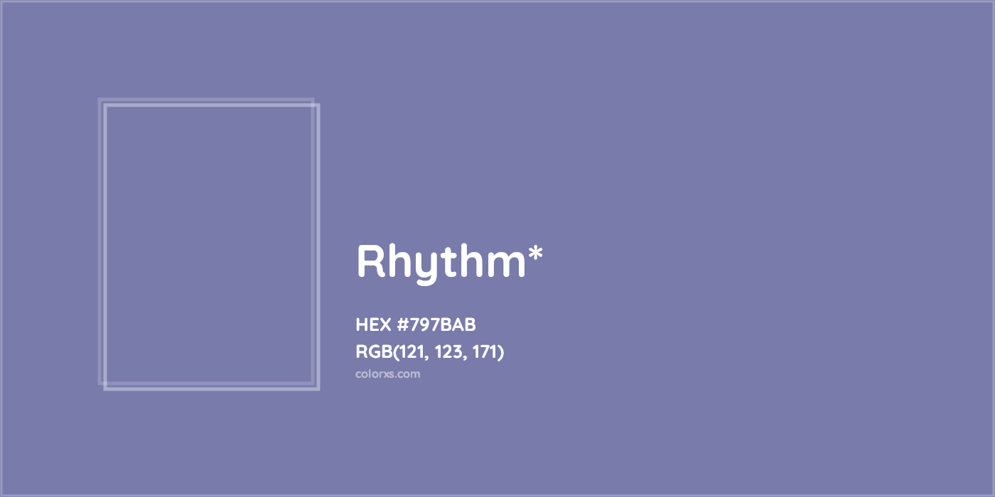 HEX #797BAB Color Name, Color Code, Palettes, Similar Paints, Images