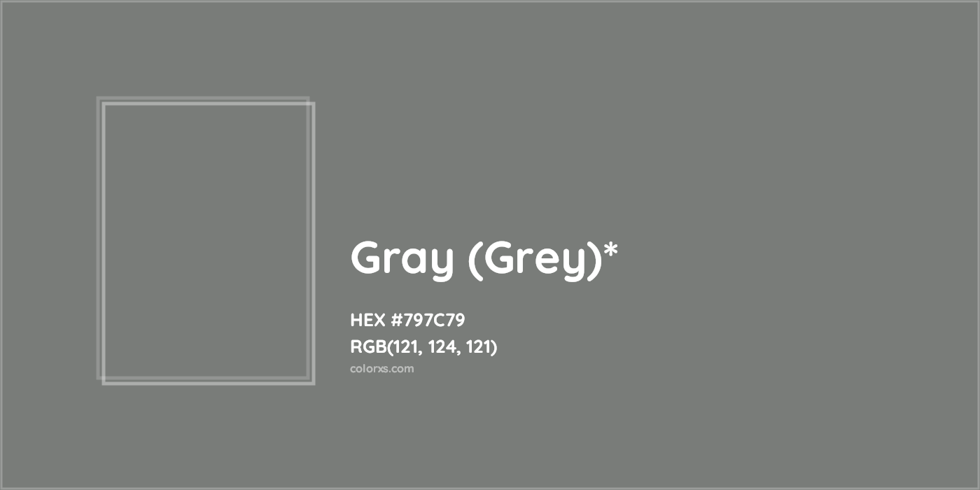 HEX #797C79 Color Name, Color Code, Palettes, Similar Paints, Images