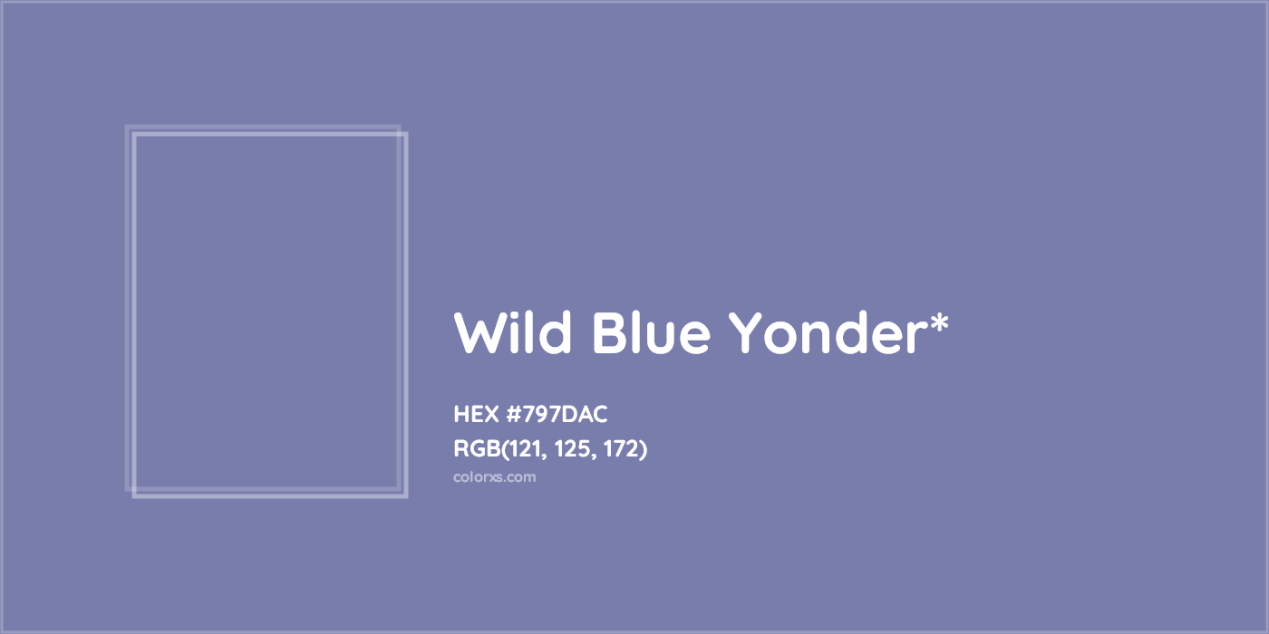 HEX #797DAC Color Name, Color Code, Palettes, Similar Paints, Images