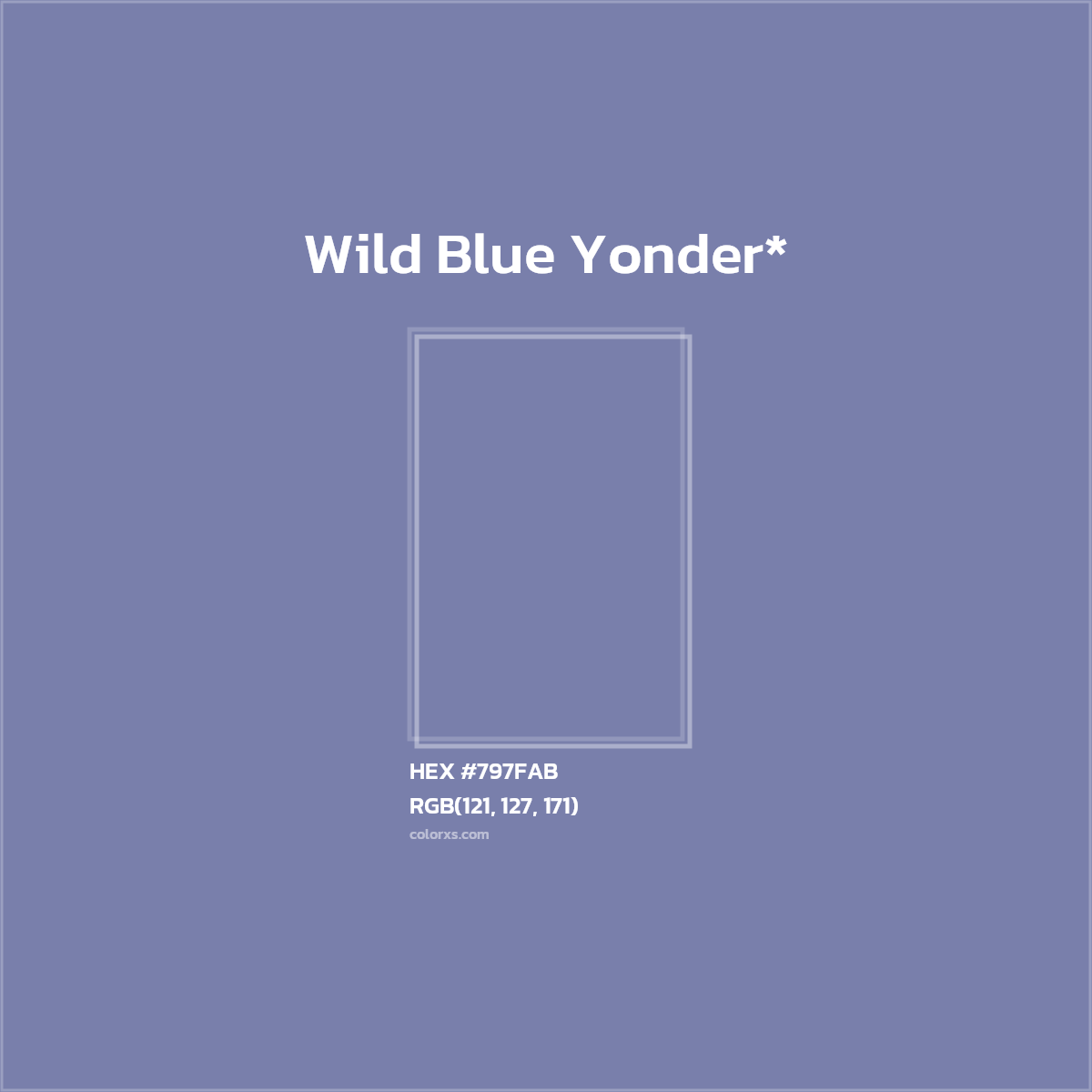 HEX #797FAB Color Name, Color Code, Palettes, Similar Paints, Images