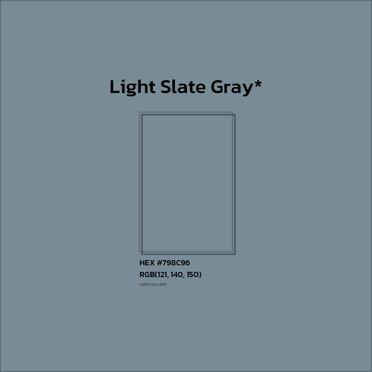 HEX #798C96 Color Name, Color Code, Palettes, Similar Paints, Images