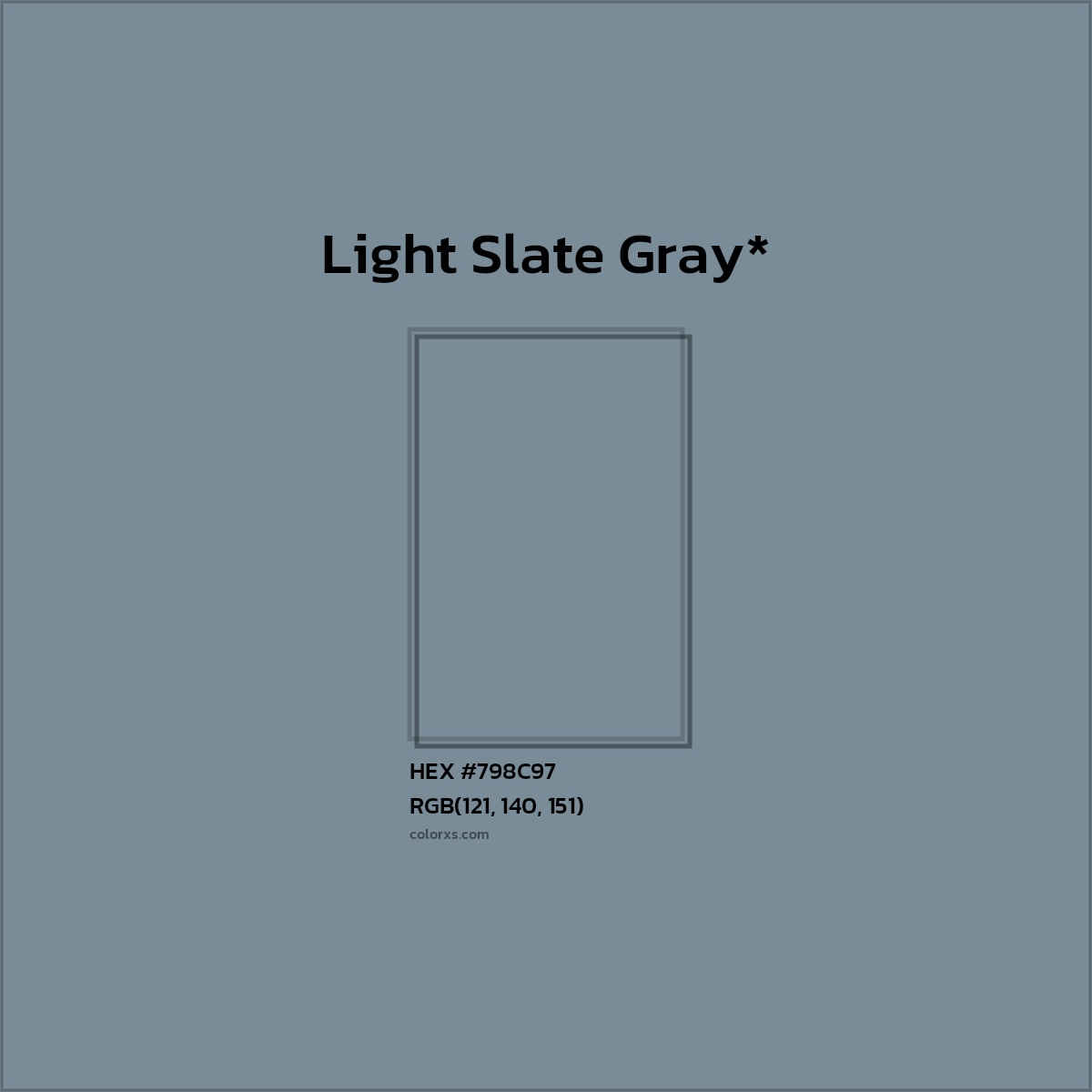 HEX #798C97 Color Name, Color Code, Palettes, Similar Paints, Images