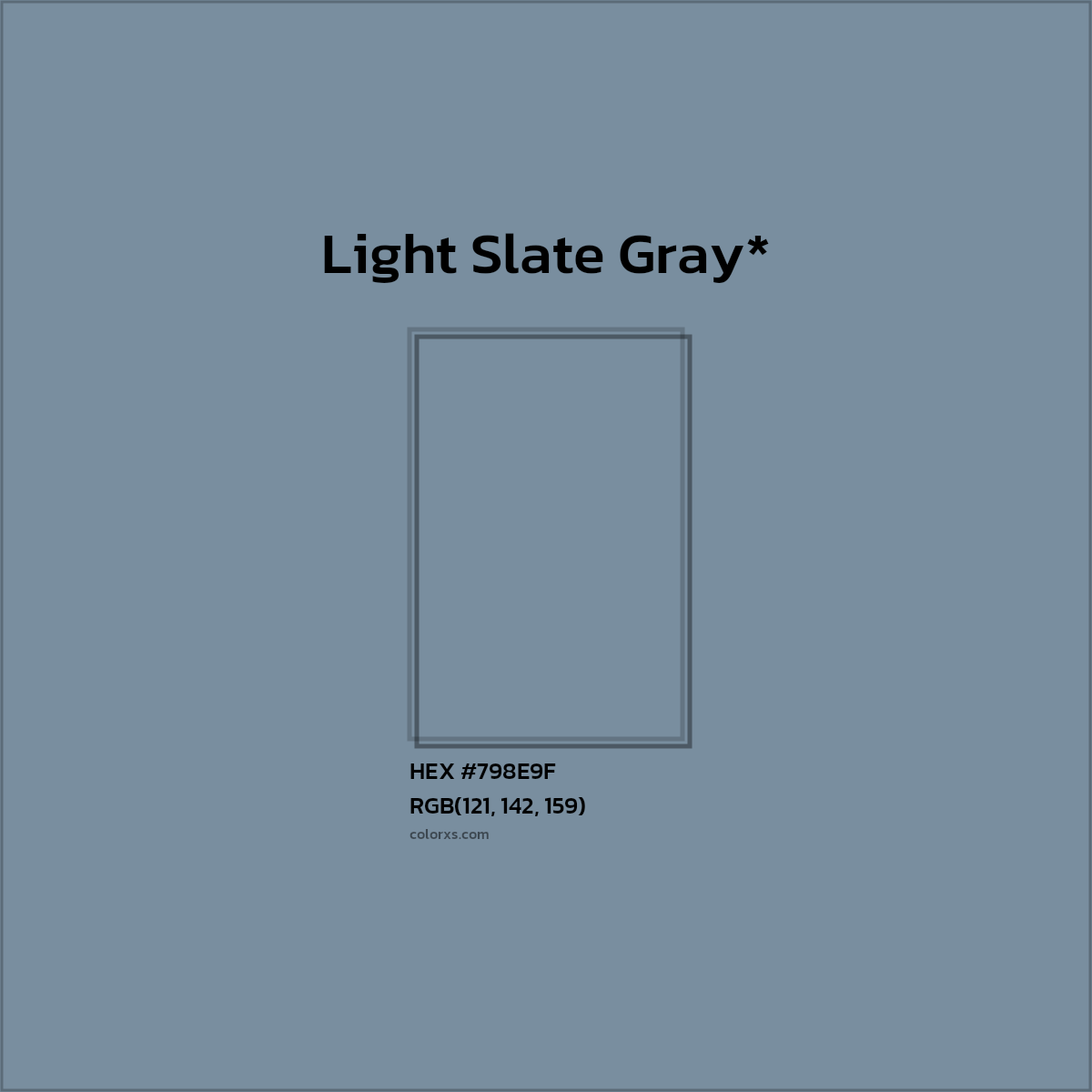 HEX #798E9F Color Name, Color Code, Palettes, Similar Paints, Images