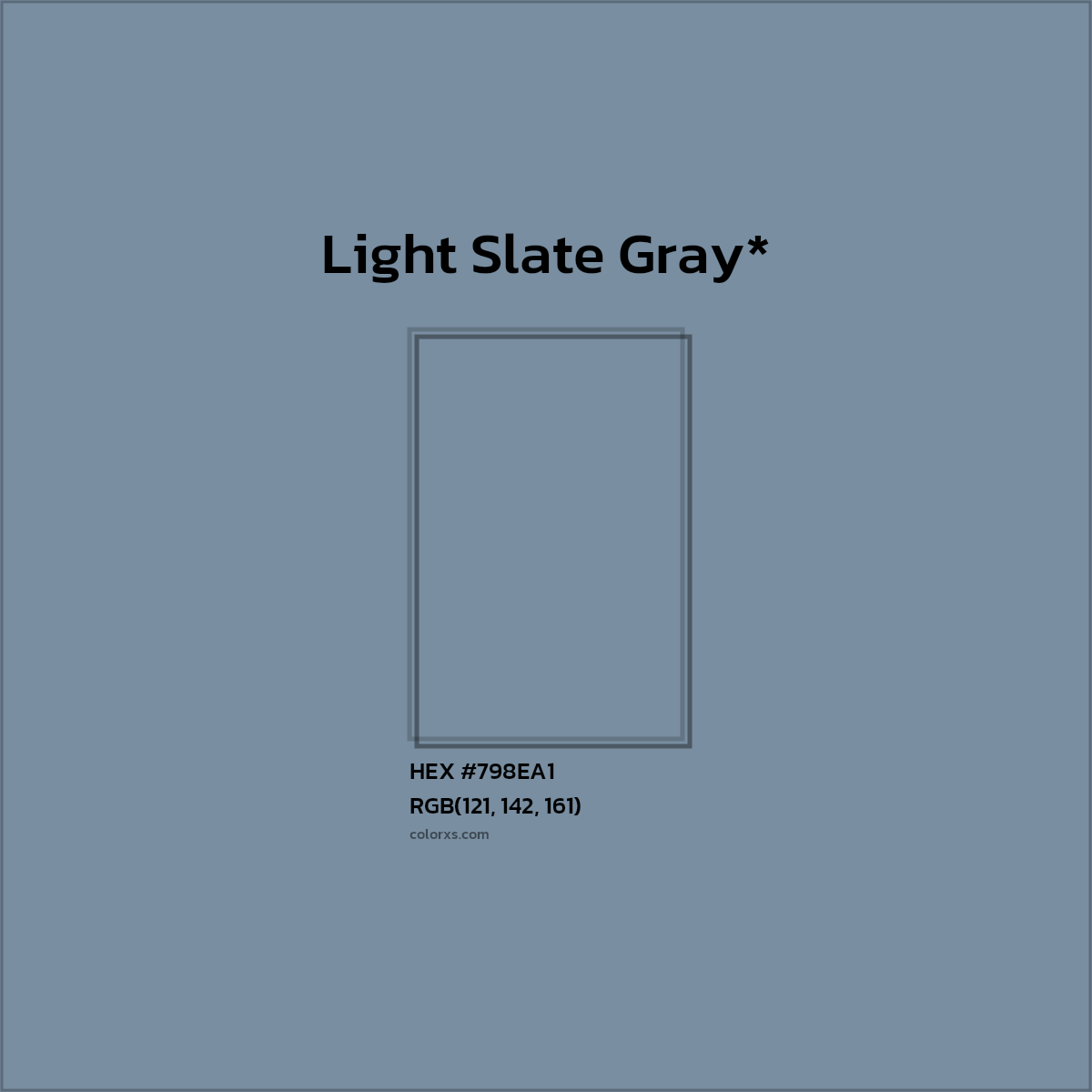 HEX #798EA1 Color Name, Color Code, Palettes, Similar Paints, Images