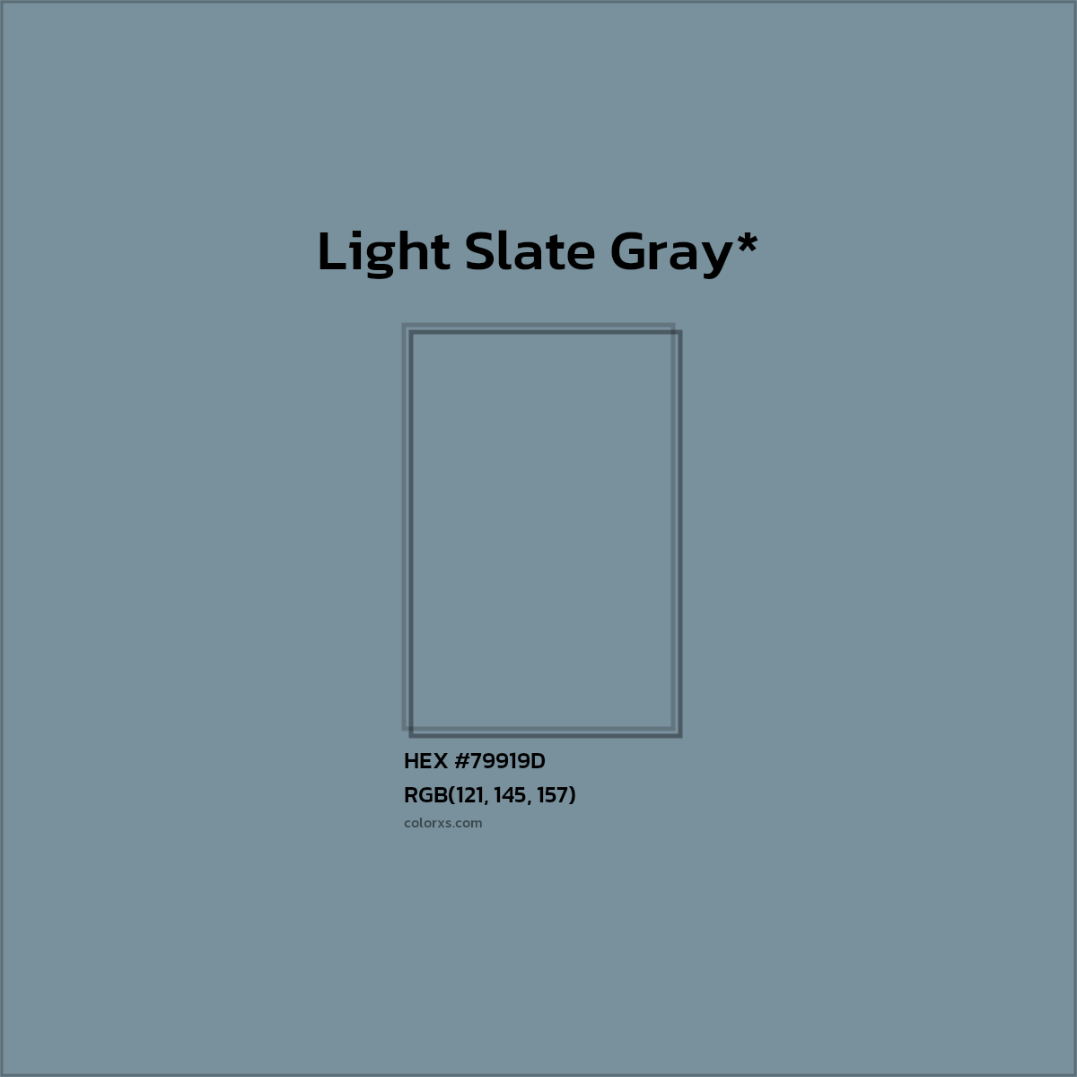 HEX #79919D Color Name, Color Code, Palettes, Similar Paints, Images