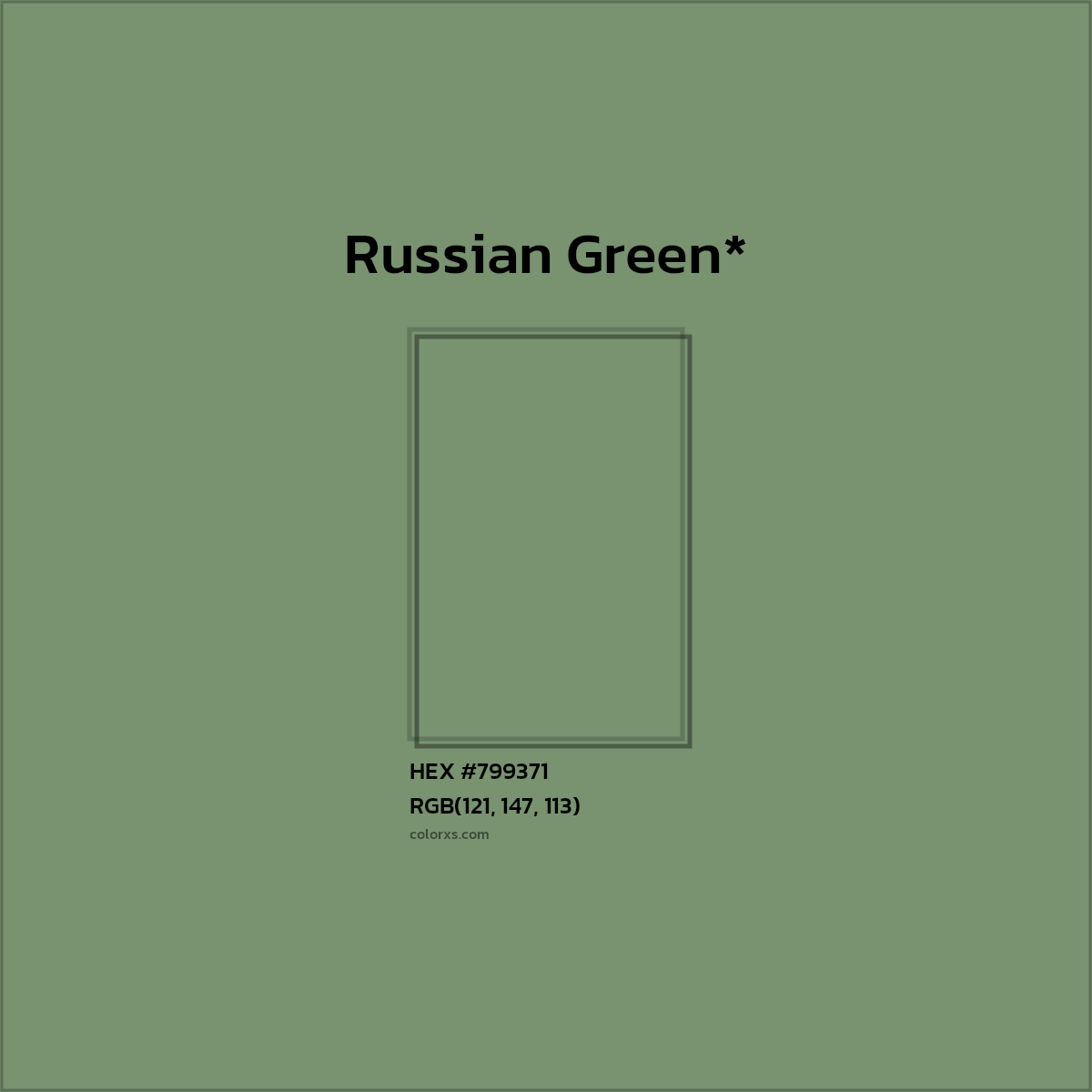 HEX #799371 Color Name, Color Code, Palettes, Similar Paints, Images